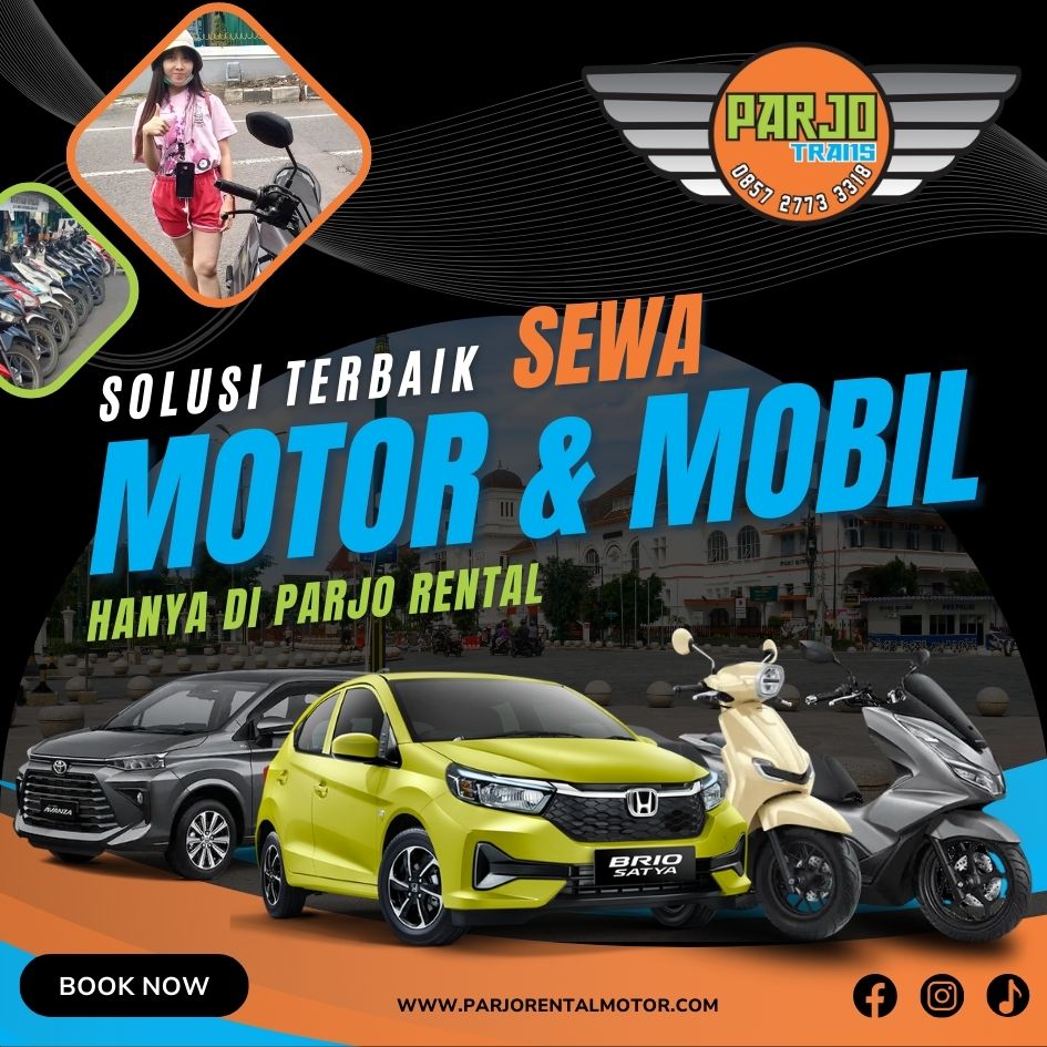 Sewa Motor Praktis di Yogyakarta Bersama Parjo Rental Motor